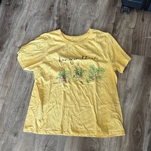 Zoe + Liv Mustard Plant Graphic Tee